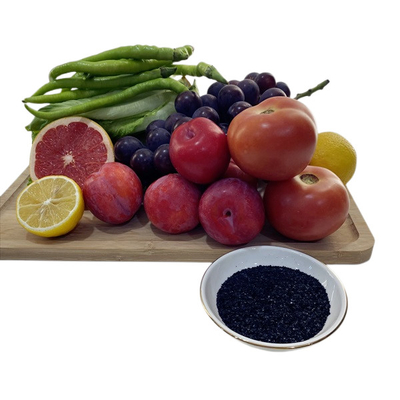 Water Soluble Organic Fertilizer Humic Acid 80% K2O 10% Black Flake